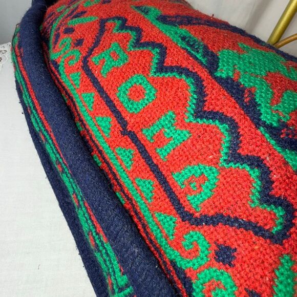 Vintage 1960s Italian Tapestry Handbag | “ROMA” Basilica & Capitoline Wolf Scene - Picture 10 of 12